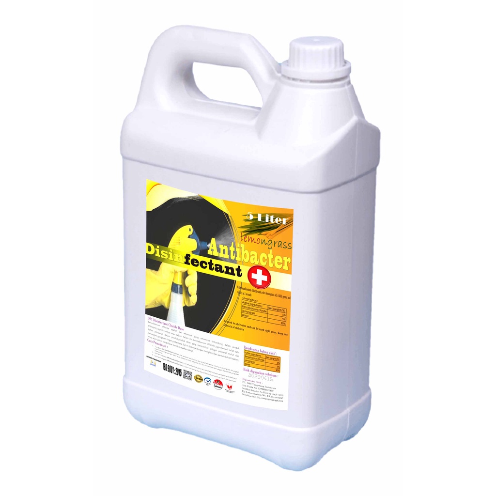 Disinfectant refil literan murah 5 Liter varian wangi disinfektan sudah ada izin edar resmi by Oke sabun suplayer 2