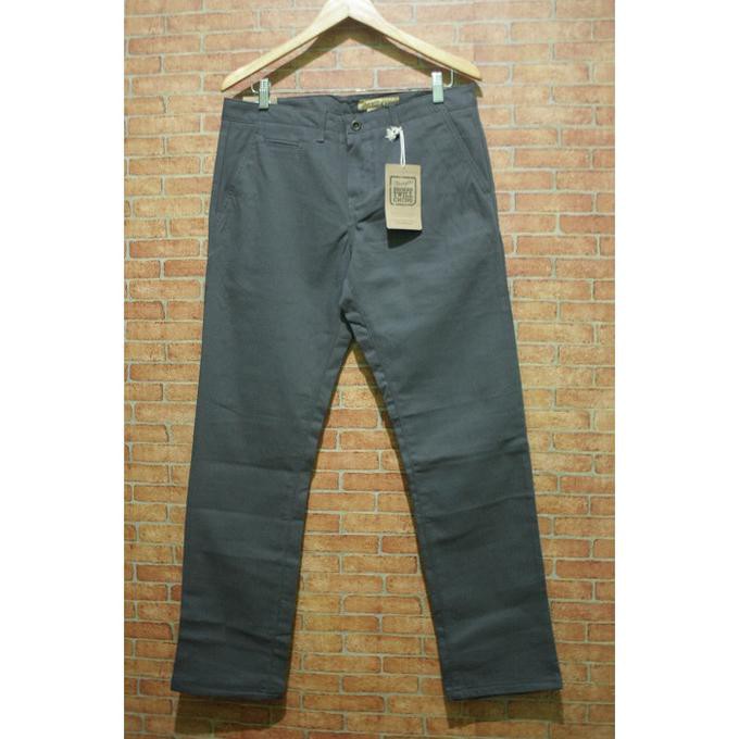 Original Bnwt Wrangler Wrancher Chino Pants - Grey - Abu-Abu, 32 Woodystore_
