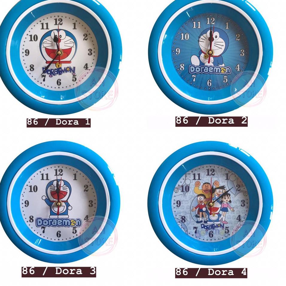 New Update Jam Dinding Karakter Hello Kity Doraemon Kerropi Jam Dinding Kaligrafi Mesjid Jam Meja Ukuran 20cm