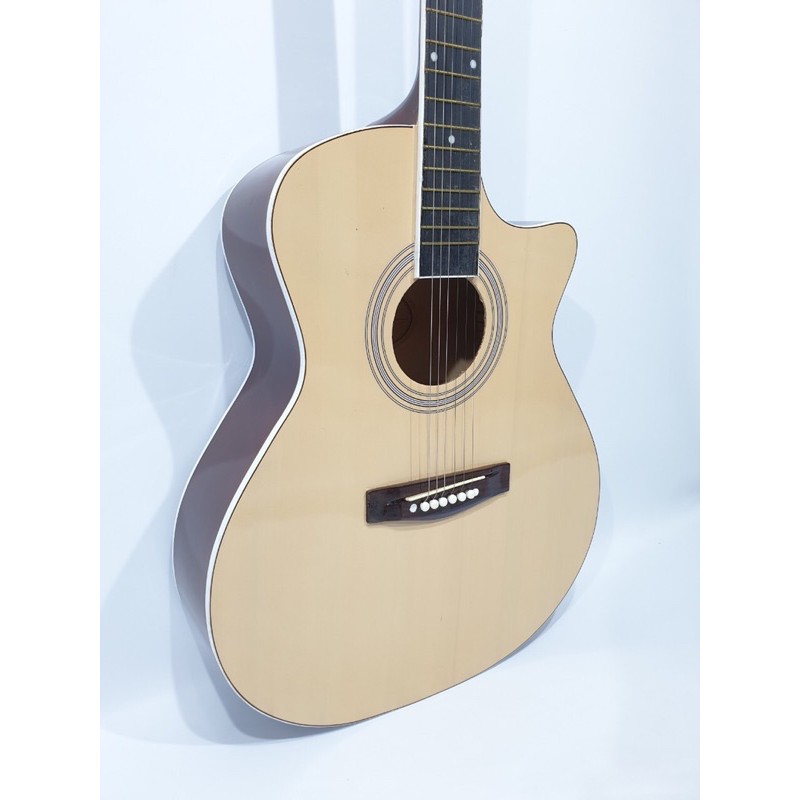 Gitar Akustik Merk Yamaha Tipe F1000 Natural Hitam Sunkay Trusrod Senar String Murah Jakarta Pemula