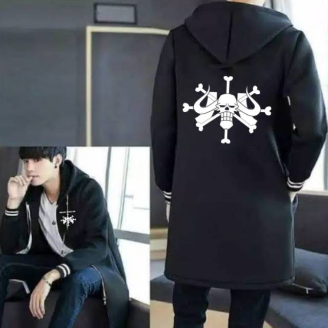 Jaket Jubah Jumbo Anime One Piece Beast Pirates Kaido Zipper Hoodie - JAKZL-01