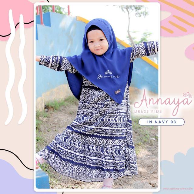 JASMINE - ANNAYA DRESS GAMIS KIDS