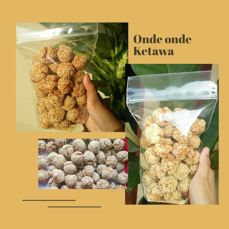 

Kue Onde-onde Ketawa Khas Siantar