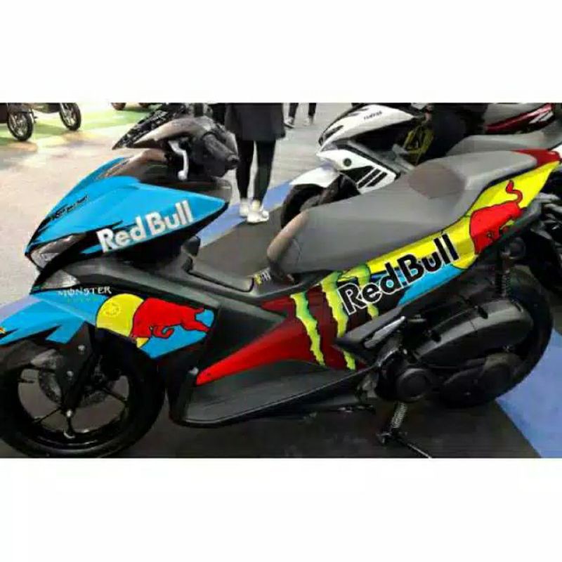 Decal Yamaha Aerox MonsterRedbull