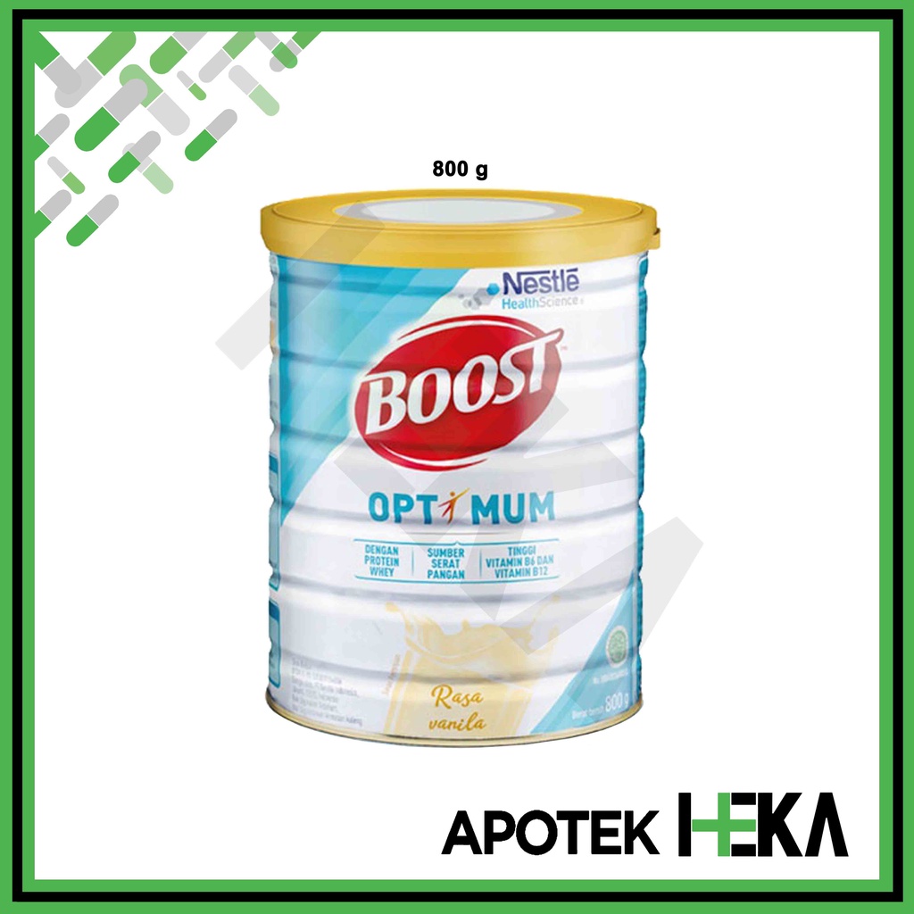 Boost Optimum Kaleng 400 g / 800 g - Susu Bubuk Whey Protein Lansia (SEMARANG)