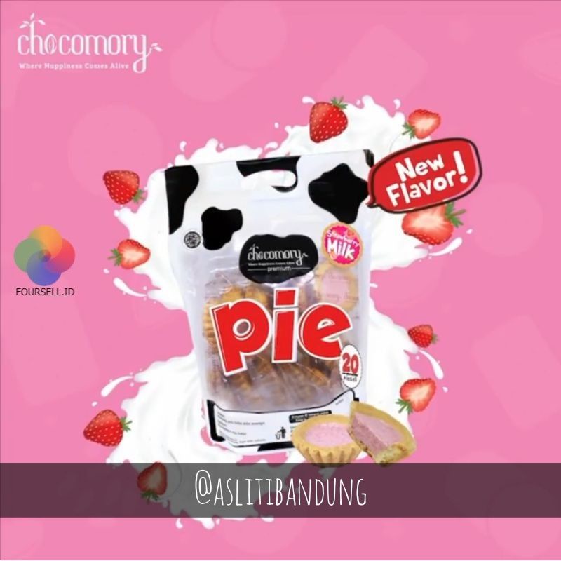 Chocomory - Pie STRAWBERRY MILK Pie Susu Cimory Oleh Oleh Bandung by Asli Ti Bandung
