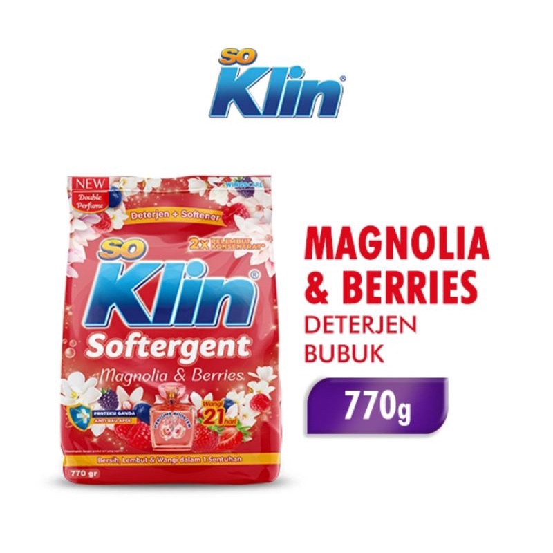 SOKLIN Powder Detergent Softergent  770gr