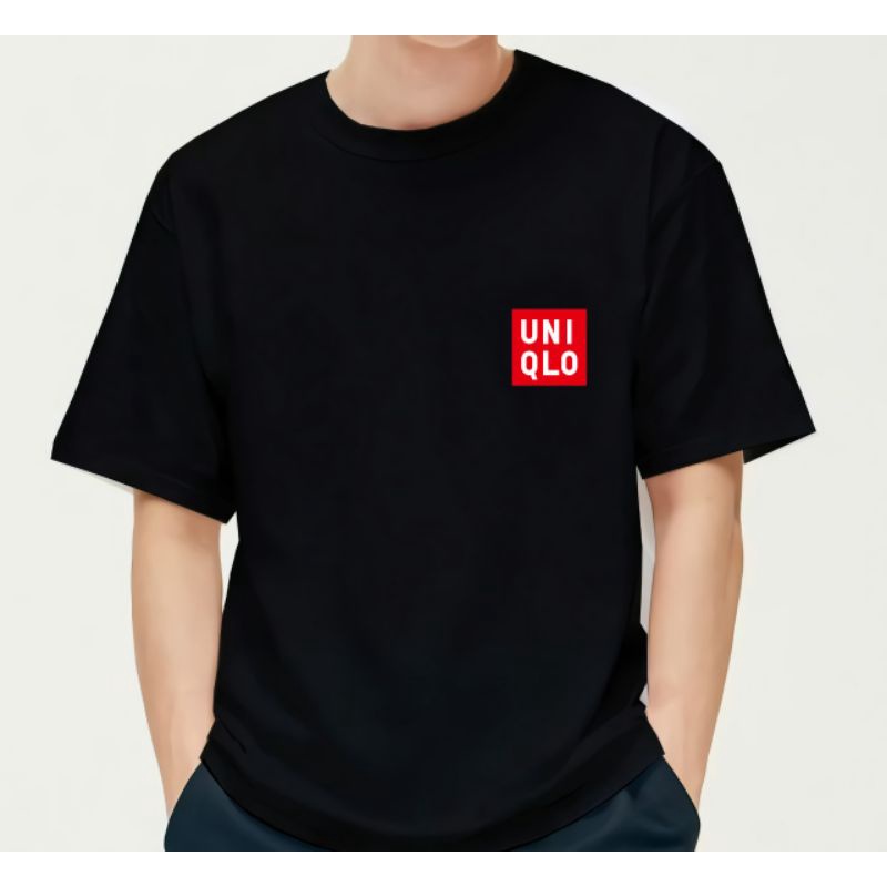 COD Kaos Katun Uniqlo Premium Kaos Distro Cotton Combed 24S-3