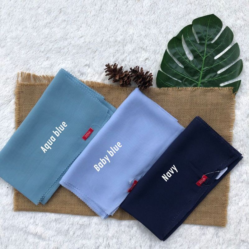 Jilbab polos Zoya Minnar scraf