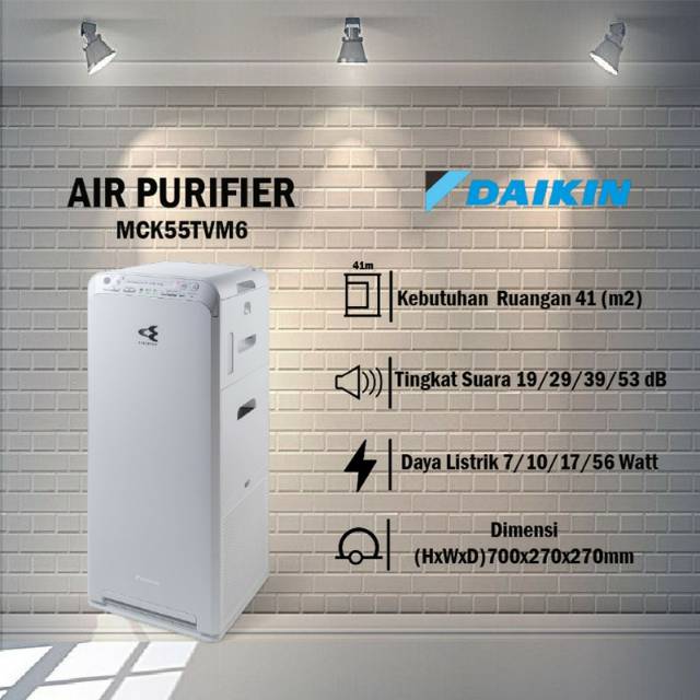 AIR PURIFIER DAIKIN MCK55TVM6 41M2 | Shopee Indonesia