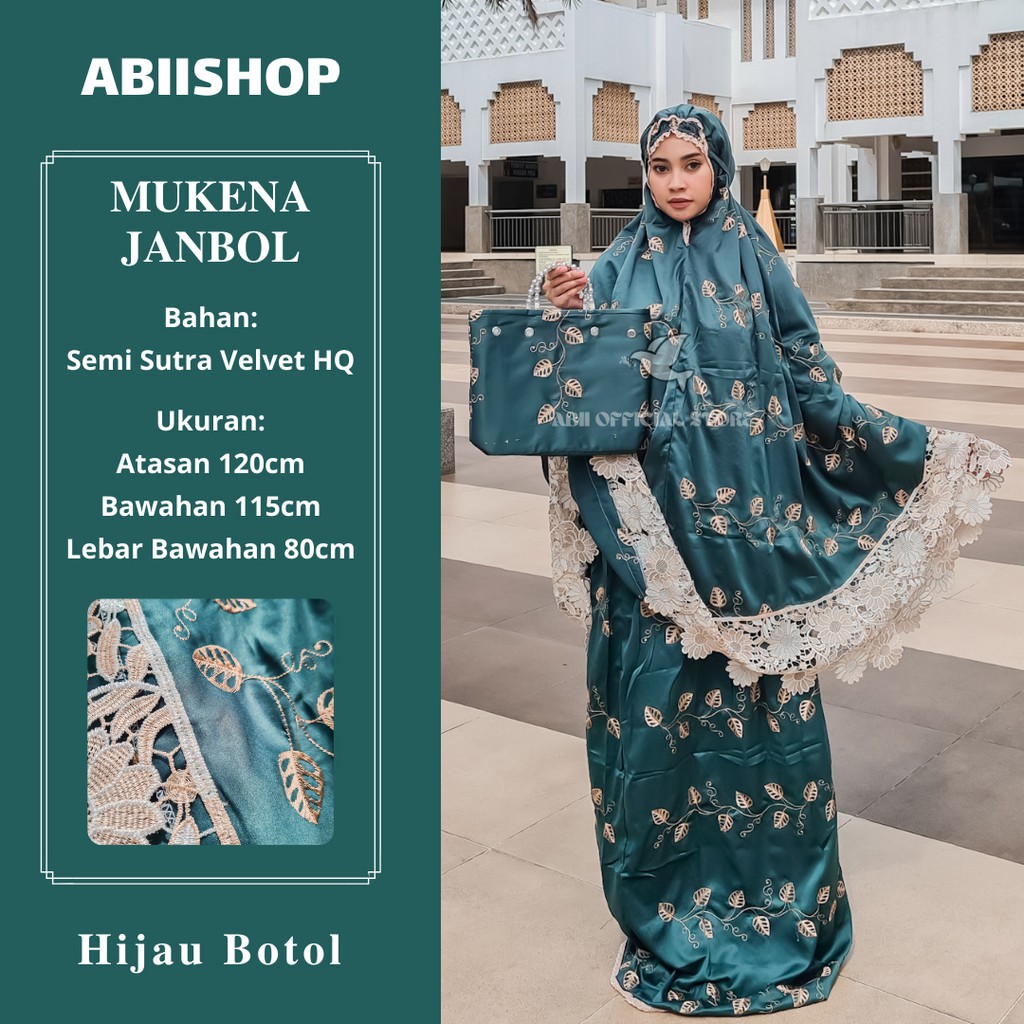 Mukena Sutra Bordir/ Mukena Bordir Tasikmalaya/ Mukena Sutra Premium/ Mukena