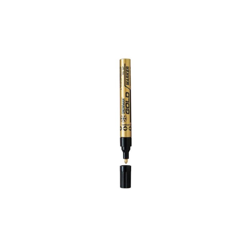 

Snowman Paint Marker Gold [GP-12]