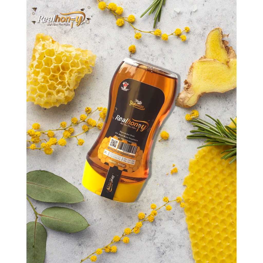 

Real Honey Yahman Original Madu Asli Kesehatan isi 500 Gram