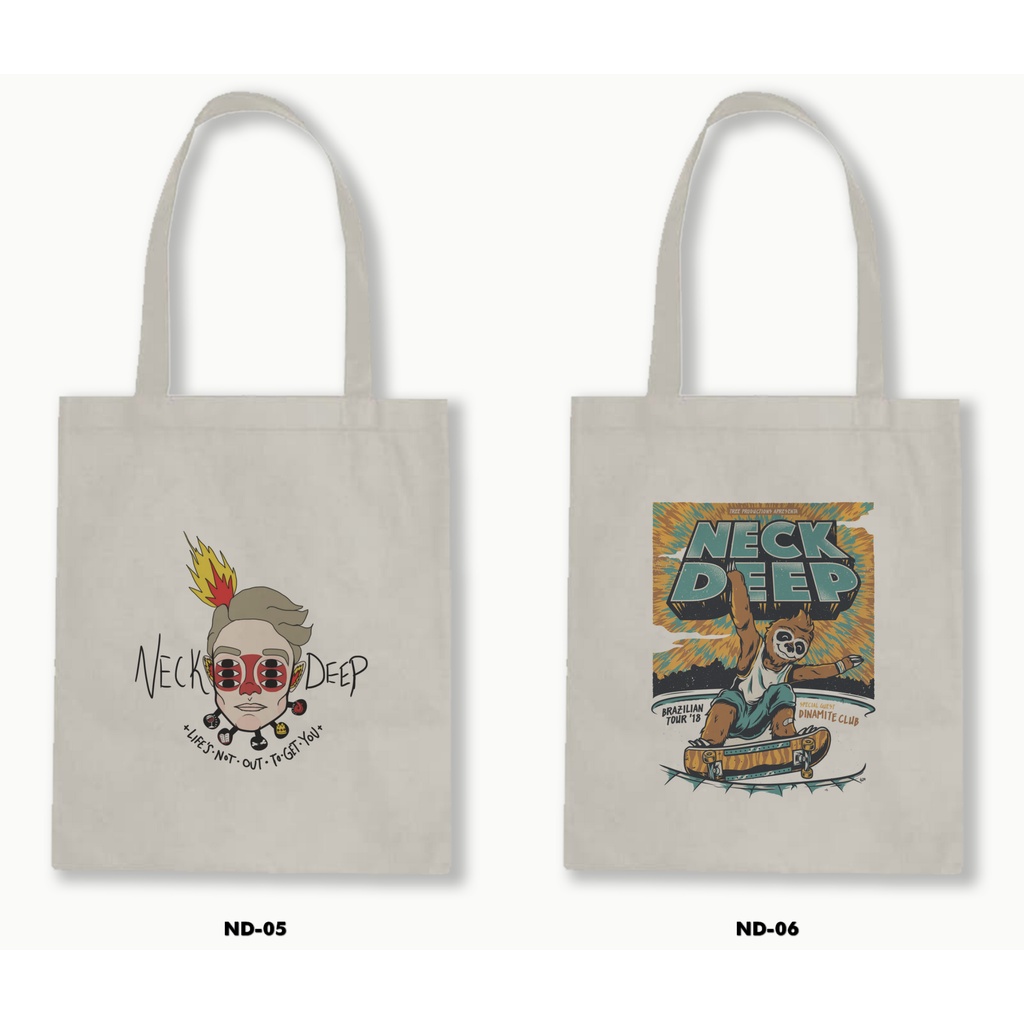 TOTE BAG RESLETING - NECK DEEP