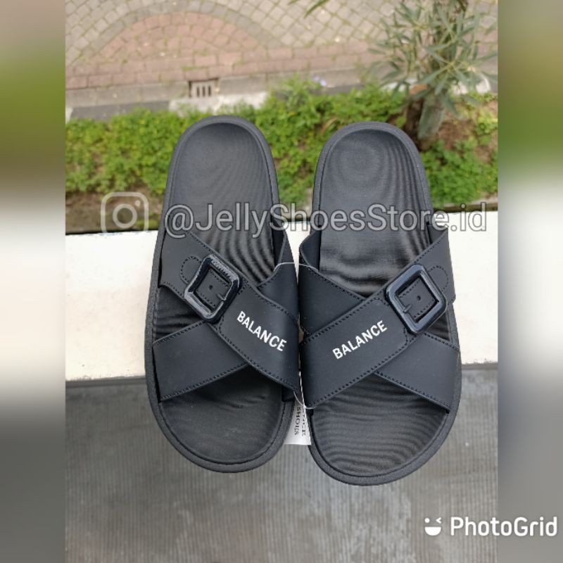 BALANCE JELLY LMD-1969 / New BLC 1969 Sandal Jelly Cuted-Hitam