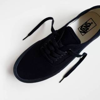  SEPATU  Vans  Authentic Black Black Shopee  Indonesia