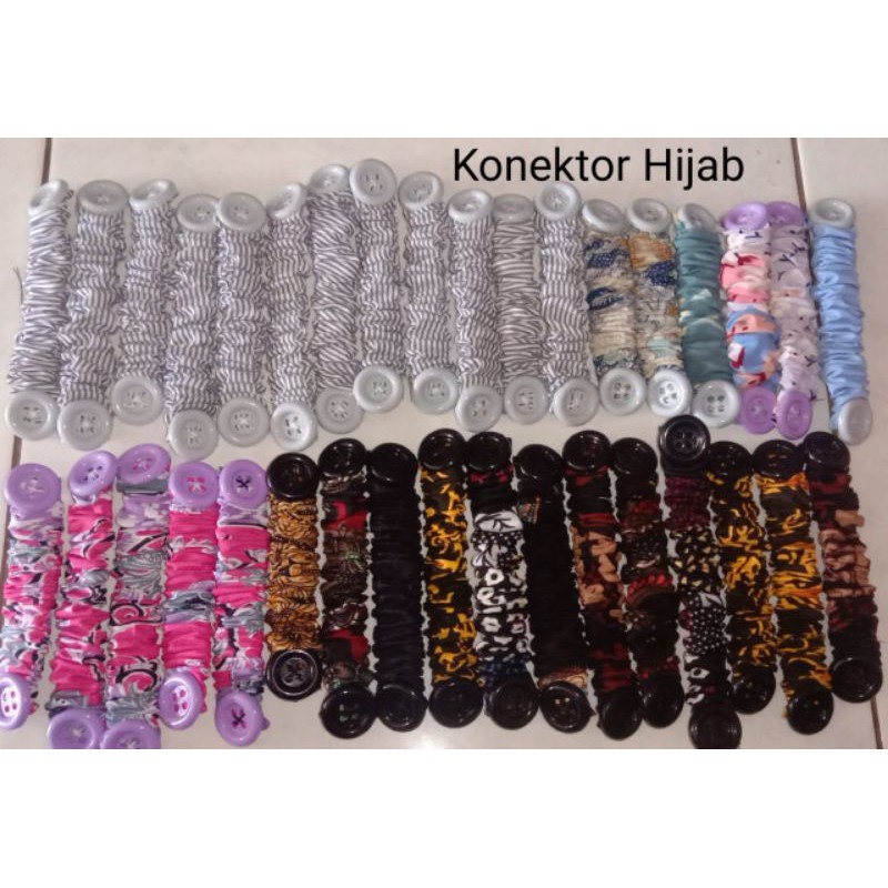 grosir konektor hijab /konektor hijab /konektor hijab kancing /penghubung masker