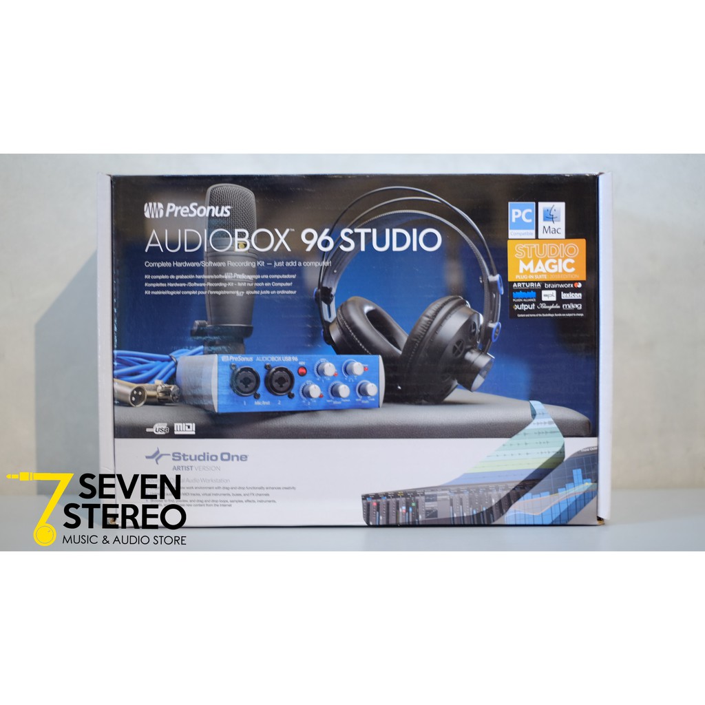 PreSonus Audio Box USB96 Studio Paket Home Recording