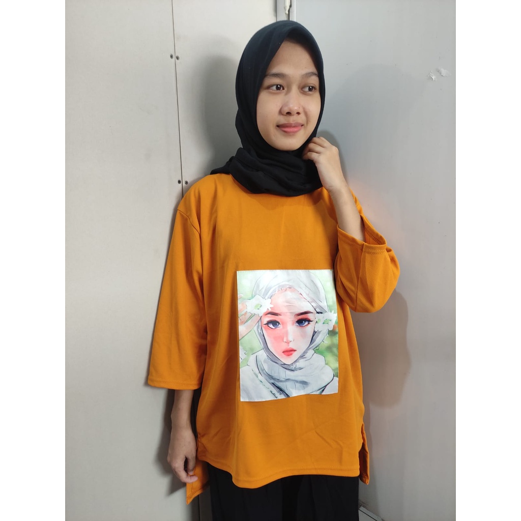 MOMOGI- ATASAN WANITA OVERSIZE PRINTING DTF / VOXY PREMIUM