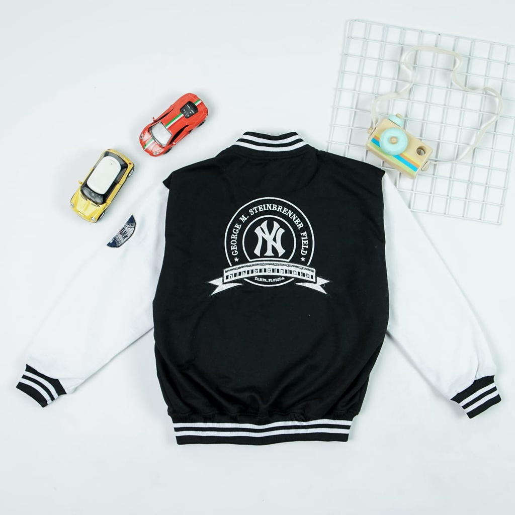 Jaket baseball Anak Laki Laki Perempuan Tebal Bordir Lucu