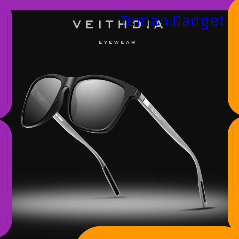 TG-EA026 VEITHDIA KACAMATA RETRO UV POLARIZED PHOTOCHROMIC SUNGLASSES - 6108