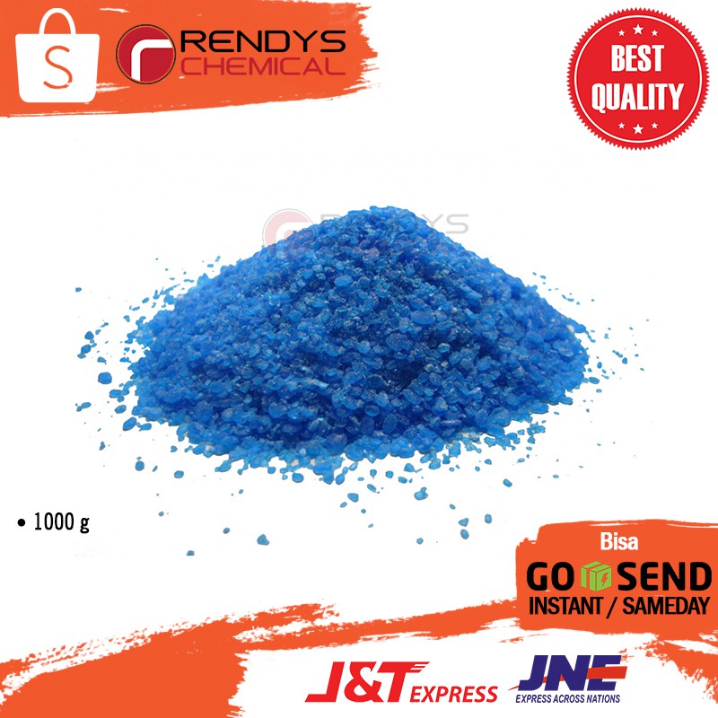 Terusi - Copper Sulfate 1 Kg - Pembiru Anti Lumut Kolam Renang