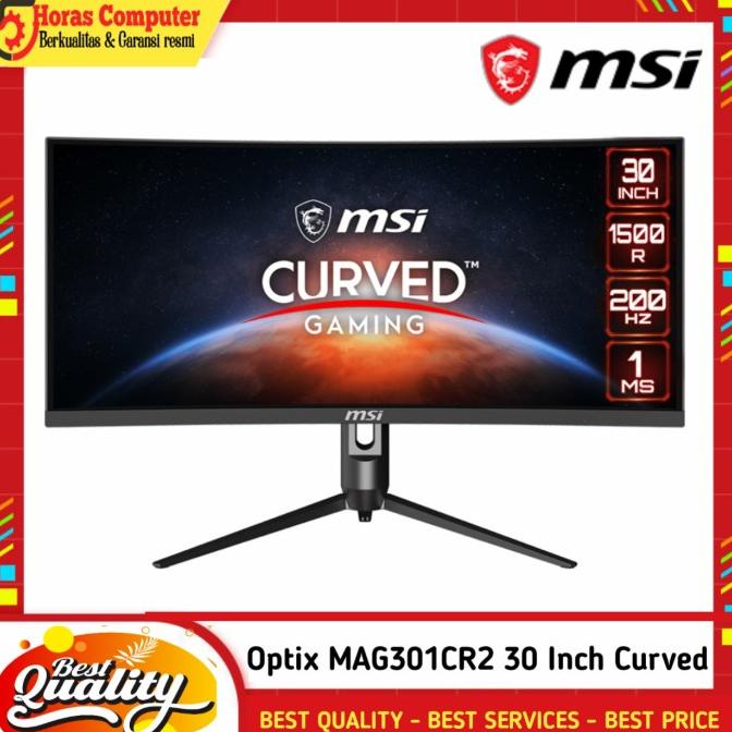 Msi Optix Mag301Cr2 29.5-Inch Ultrawide Fhd Curved Gaming Monitor Kolnivvaid