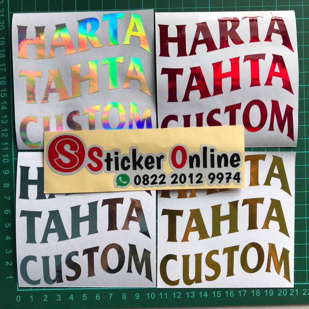 

Sticker Cutting HARTA TAHTA CUSTOM