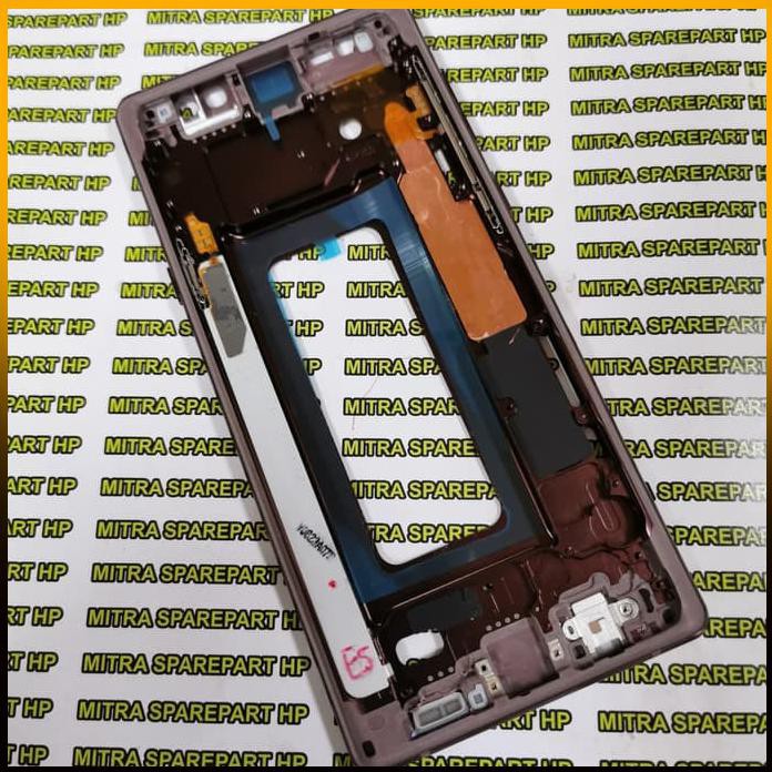 SPARE PART HANDPHONE FRAME BEZEL DUDUKAN LCD TULANG TENGAH SAMSUNG GALAXY NOTE 9 ORIGINAL BB473