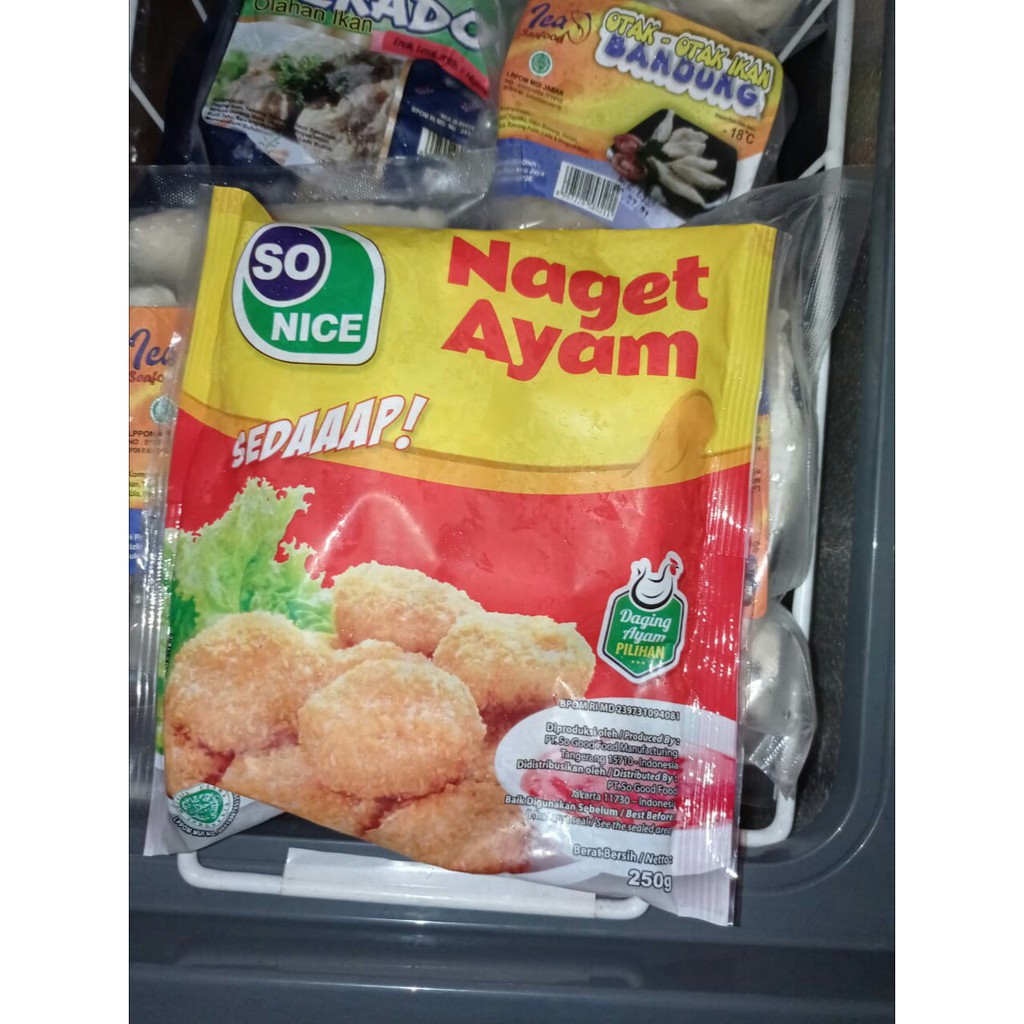 

NAGET AYAM SO NICE netto.250 gr