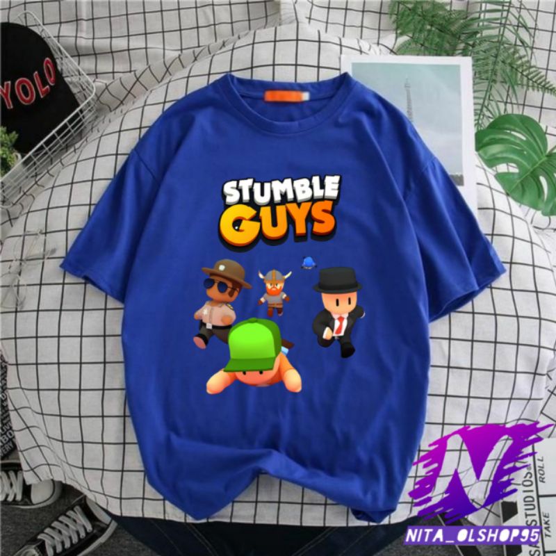 kaos anak stumble guys terbaru baju stumble guys