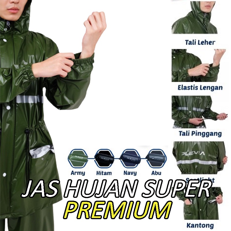 PREMIUM Jas Hujan Setelan Jaket Celana HIGH QUALITY Jas Hujan Travel Hiking Jas Hujan Model Terbaru Jas Hujan Dewasa Wanita Pria Jaket Motor Penutup Seluruh Badan jas Hujan Anti Air Jas Hujan Anti Sobek