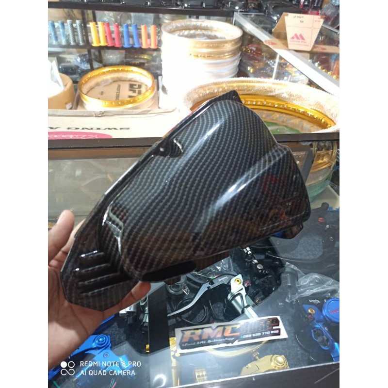 tutup filter scoopy esp beat fi model carbon karbon