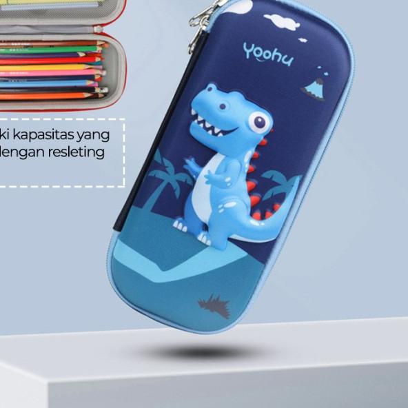 

● Kotak Tempat Pensil Timbul 3D EVA Anak Sekolah Kuat Awet dan Murah - Spacewalk Blue ☼