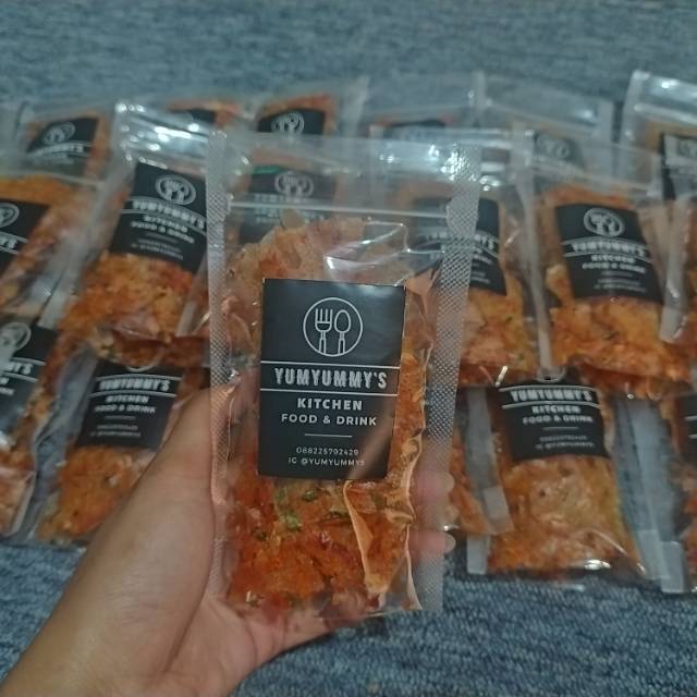 

Keripik kaca rasa pedas jeruk