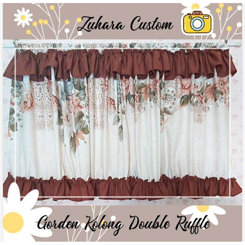 gorden kolong dapur / gorden meja dapur / gorden kolong / gorden shabby / gorden meja kompor / gorde