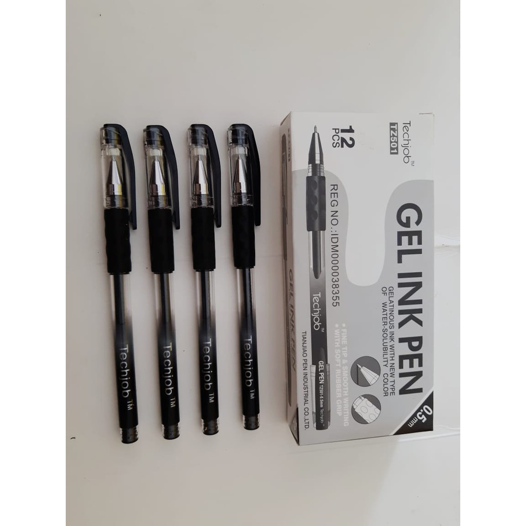 

Bolpen/Ballpoint/Bolpoint/Pena/Ballpen/Pulpen Gel TECHJOB TZ501 Tinta Hitam