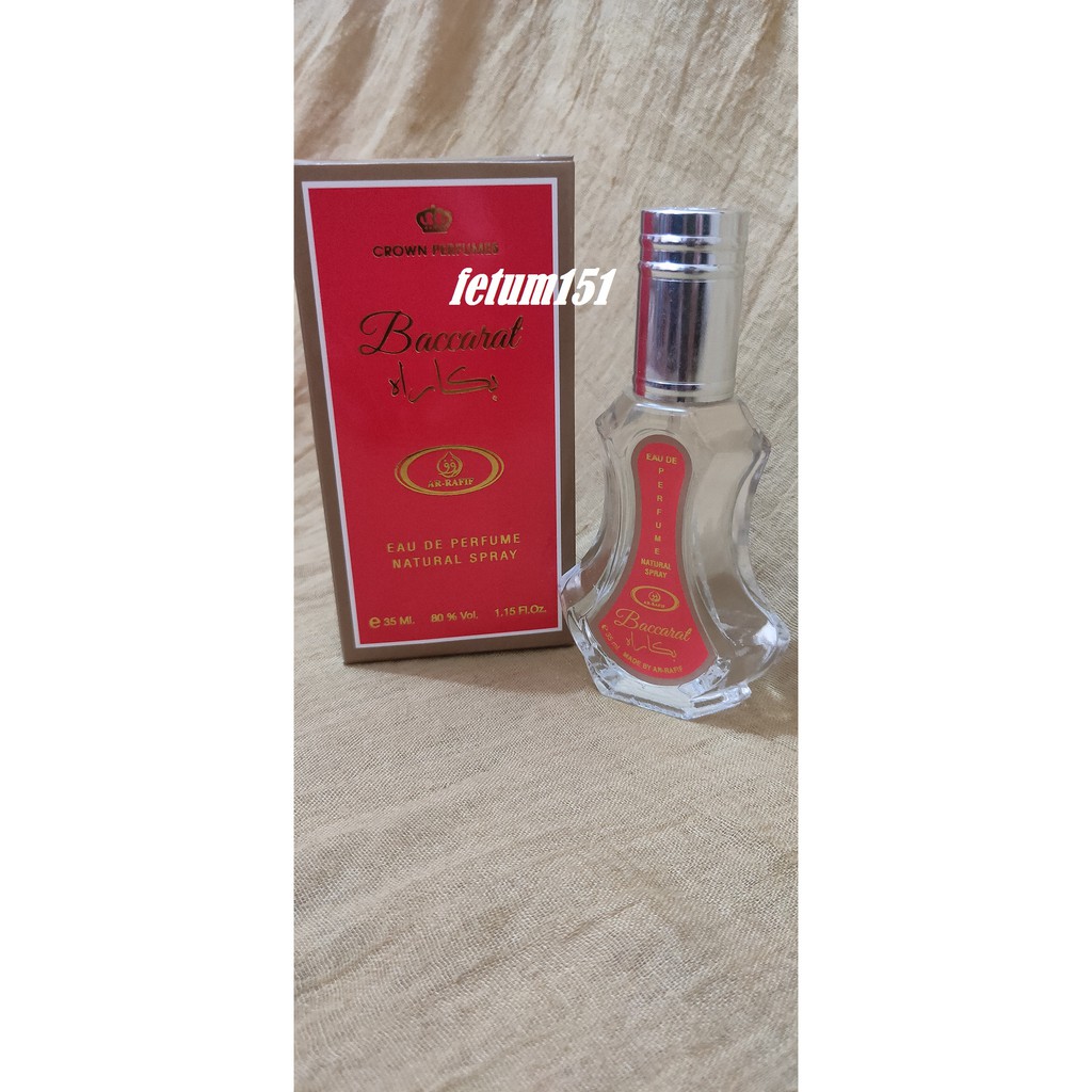 parfum arrafif minyak wangi spray 35ml BACCARAT