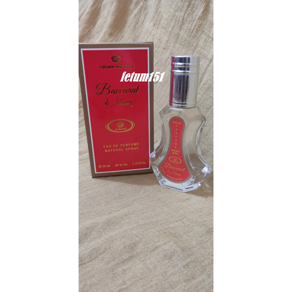 parfum arrafif minyak wangi spray 35ml BACCARAT