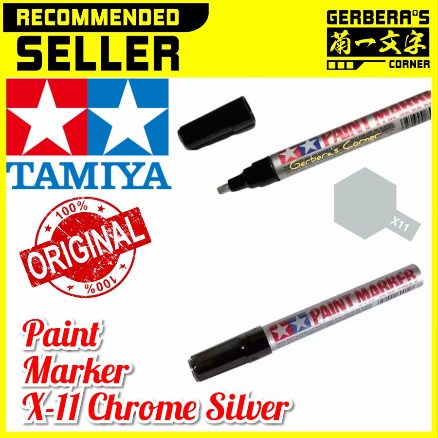 Jual Tamiya Paint Marker X11 X11 Chrome Silver Marker Cat Kuas
