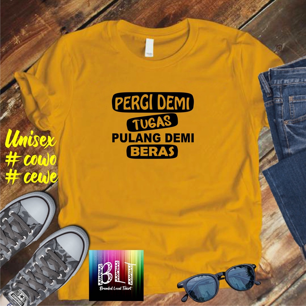 Cod/Promo Diskon Kaos Pergi Demi Tugas Pulang Demi Kaos Terlaris Kualitas Terjamin/Kaos Murah/Kaos Cotton 30s/Kaos katun/Pakaian Pria pakaian Wanita/Kaos Distro Pria/Kaos Pakaian Pria Dan Pakaian Wanita/Kaos Kata2 Lucu/Kaos Viral/Kaos Promo/Best Seller