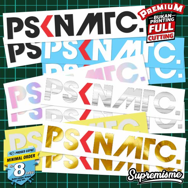 Stiker PSKNMTC / Sticker PSKNMTC / Stiker Pasukan Matic / Sticker Pasukan Matic Glossy Waterproof