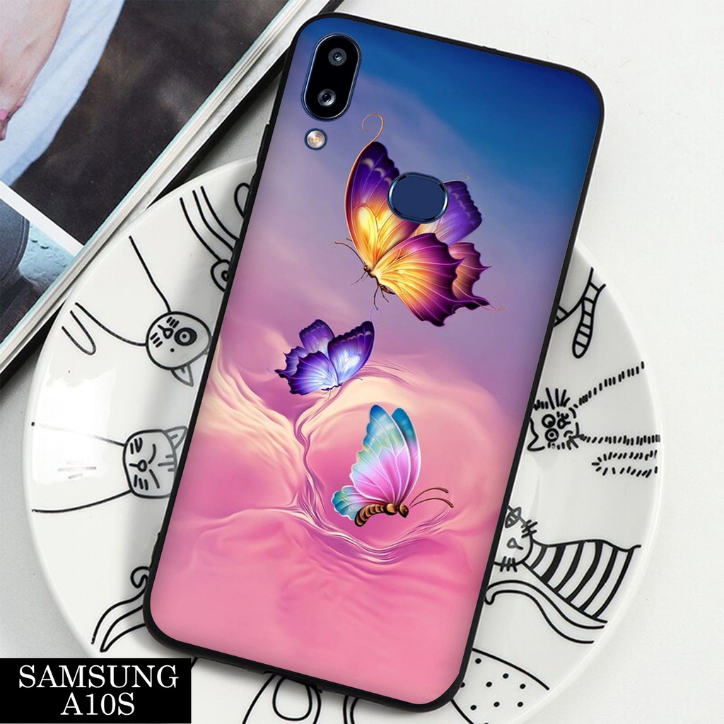 CASE SAMSUNG A10S - Casing SAMSUNG A10S Terbaru TOP ONE CASE [ BUTTERFLY ] Silikon SAMSUNG A10S - Ca