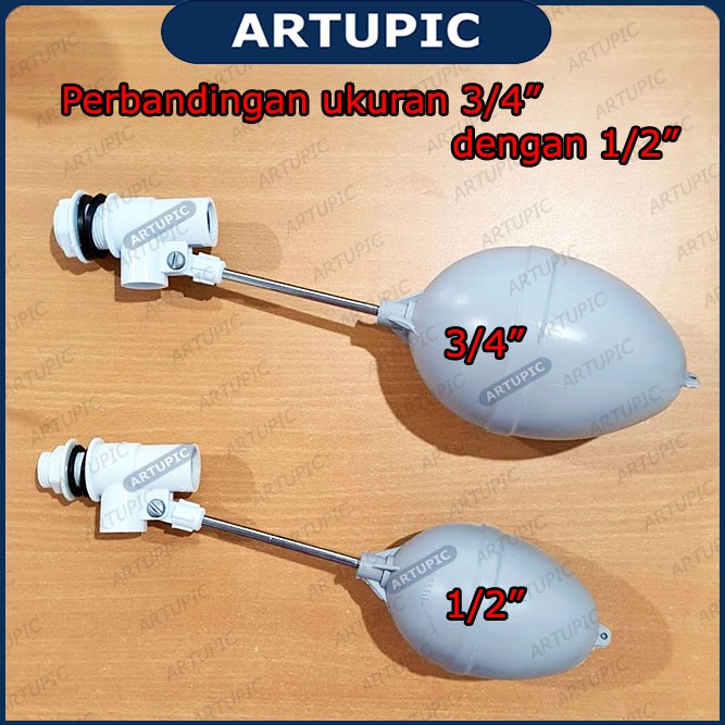 Pelampung Air 1 per 2 Inch PVC Floating Floater 1-2 inch dim Bisa digunakan untuk tandon bak kontrol