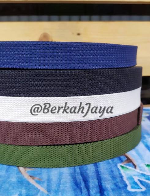 TALI WEBBING TAS KATUN 2.5 CM METERAN