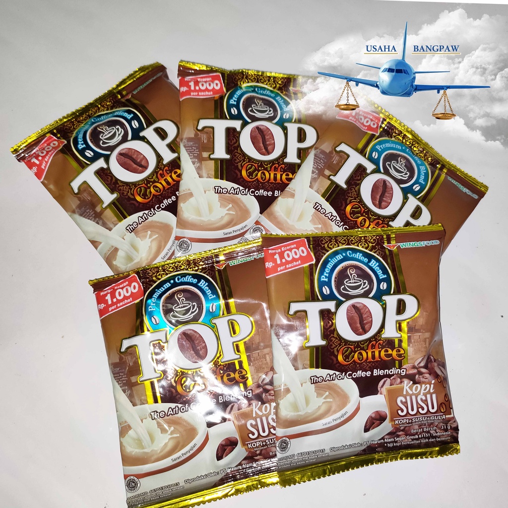

Top Coffee Kopi Susu 5 Sachet