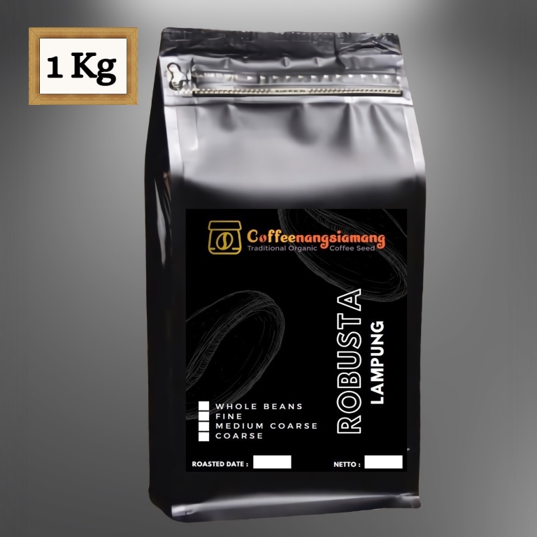 

KOPI ROBUSTA LAMPUNG FINE 1Kg PREMIUM - (Biji/Giling)