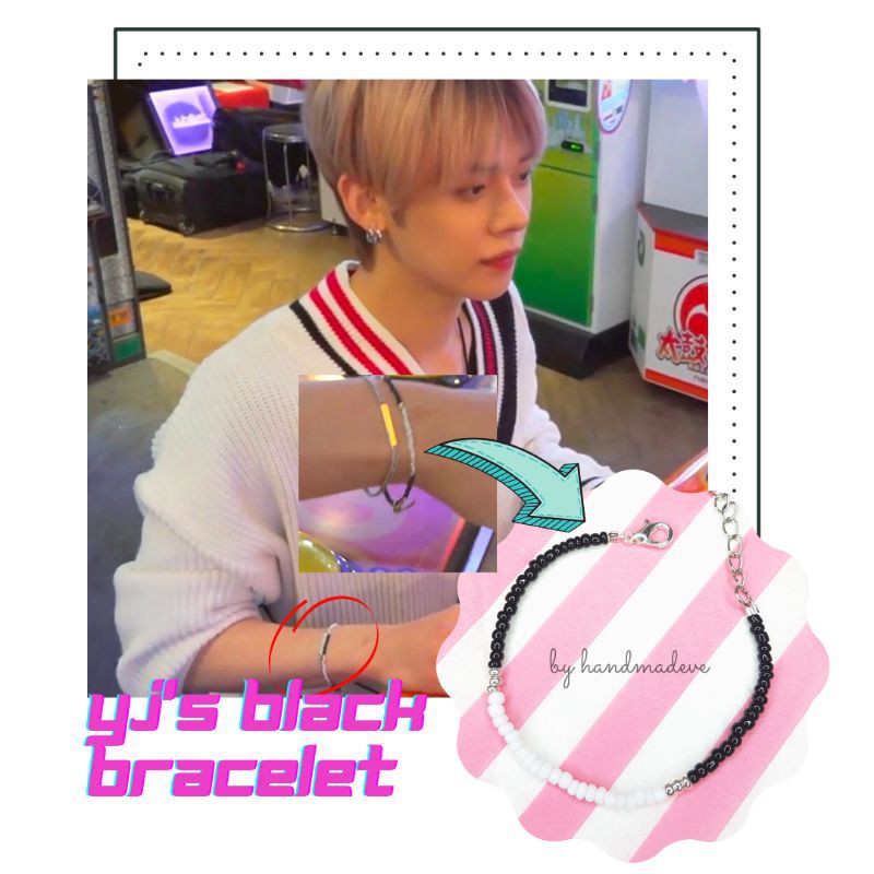 [TXT] Yeonjun Black Bracelet / Gelang Yeonjun TXT (Baca Deskripsi)