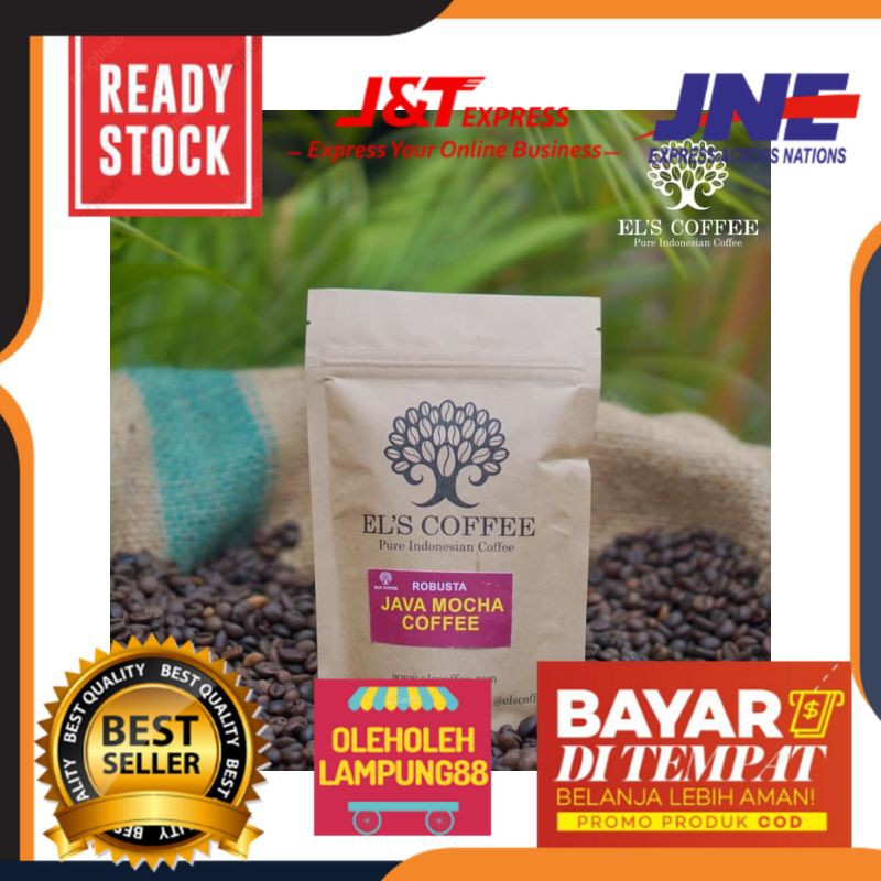 

Els Coffee El's Coffee Lampung Kopi Java Mocha Kopi Robusta Asli Kemasan 100Gr Oleh Oleh Lampung