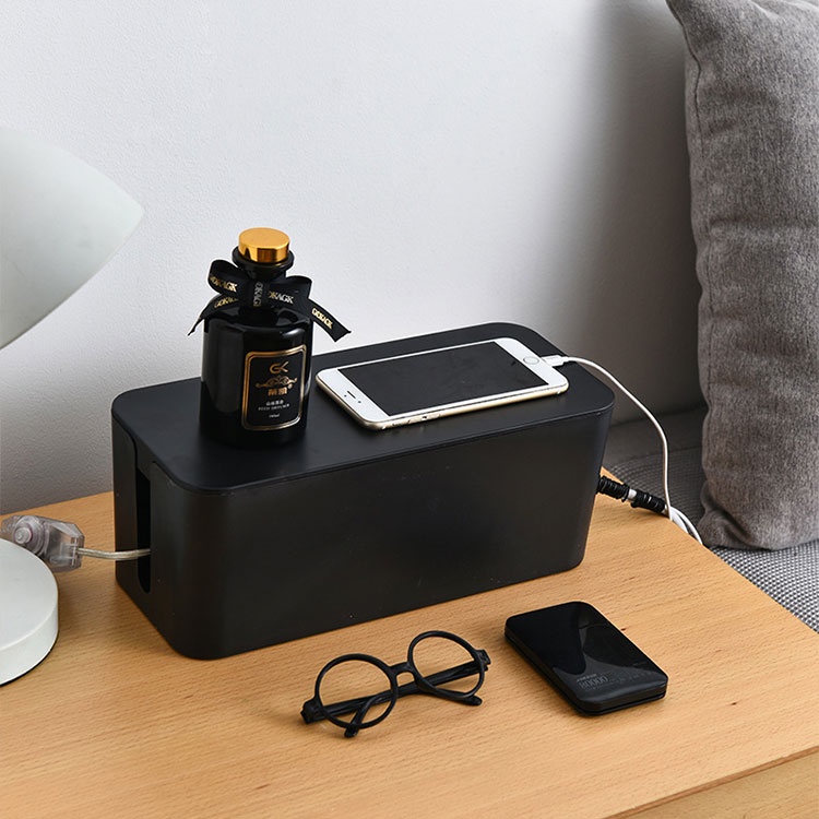 Kotak Organizer Kabel Doff Minimalis Charger Wire Cable Management Box - Kotak Kabel - Kotak Charger